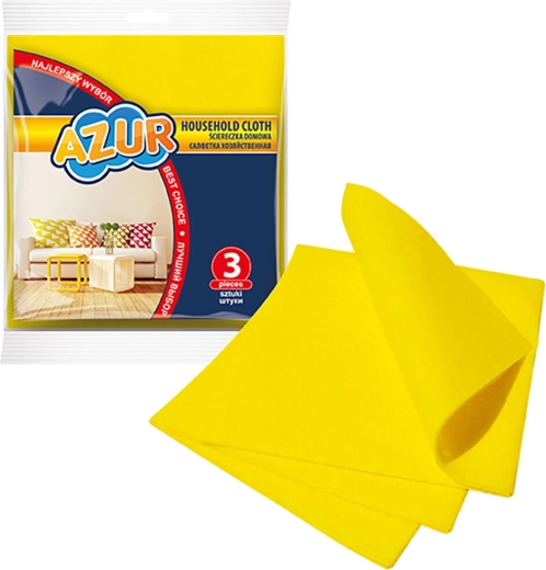 Utěrky AZUR z viskózy 35 × 30 cm, 3 ks