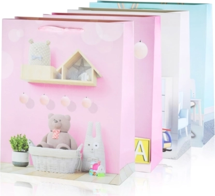 Dárková taška dětský pokoj 23 × 18 cm