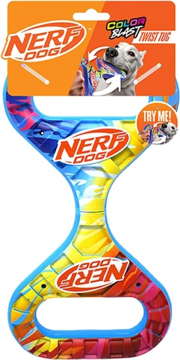 Nerf Dog rotující přetahovadlo Infinity s barevným úchopem 27 cm