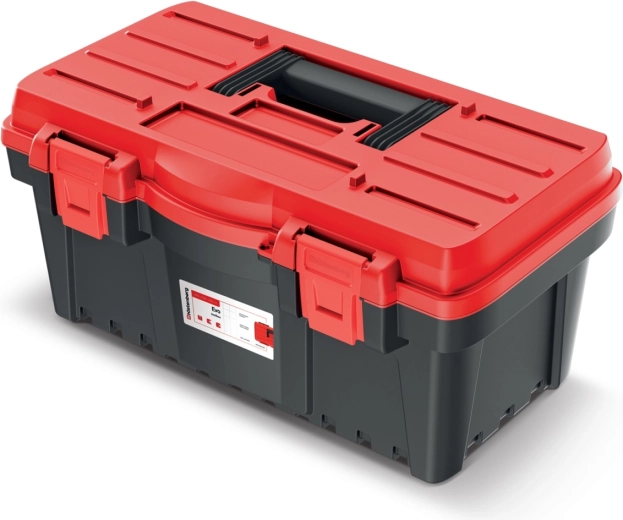Kufr na nářadí EVO bez přihrádek, červený