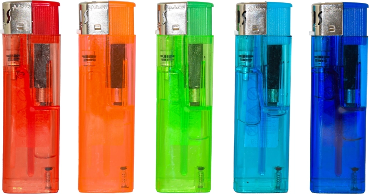 Plastový zapalovač FireLight Piezo TC (balení 50 ks)