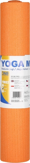Jógová podložka ONE FITNESS YM02 oranžová