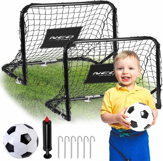 Neo-Sport sada fotbalových branek pro děti 2 ks