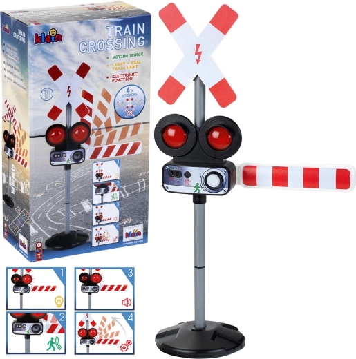 Dopravní značka železniční přejezd se světly a zvuky 78 cm KLEIN