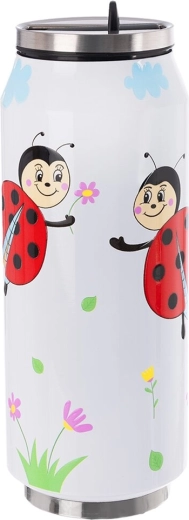 Nerezová termoska ve tvaru plechovky beruška 0,4 l