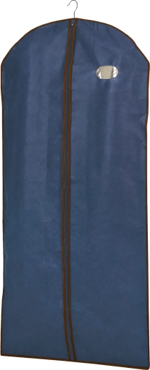 Modrý obal na šaty a kabáty 65 × 135 cm