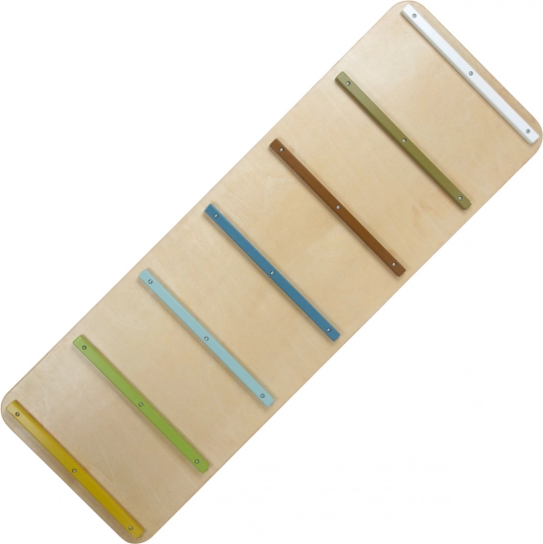 Oboustranná dřevěná klouzačka a lezecká deska 3 v 1 Adventure