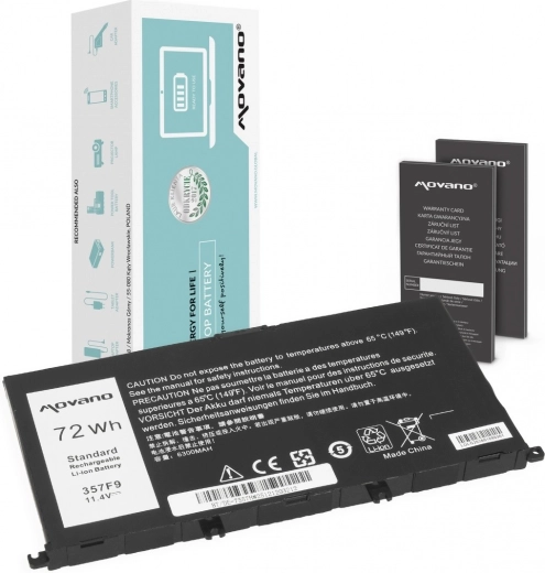 Baterie Movano pro Dell Inspiron 5577 a 7557 6300 mAh (72 Wh)