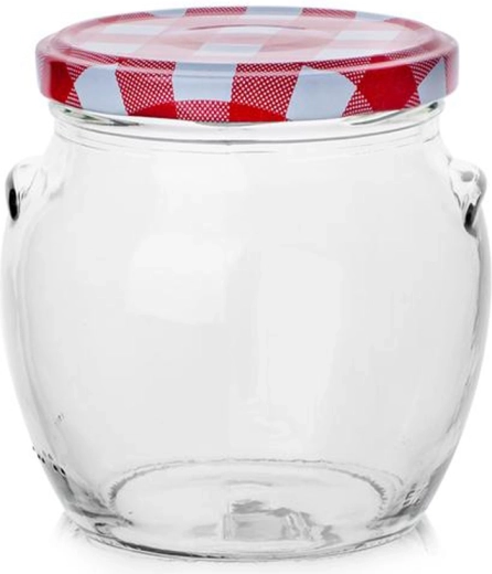 Zavařovací sklenice s víčkem TORO Amfora 520 ml