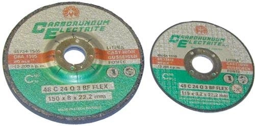 Brusný kotouč na litinu a kámen 150 × 6 × 22,2 mm