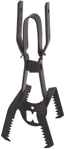 Past na polní myši a hryzce – kovová, černá, 19 cm