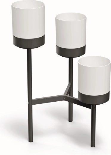 Stojan na květiny Bloomie Stand, bílý, 54 cm