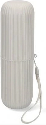 Cestovní pouzdro na kartáček a zubní pastu – bílé