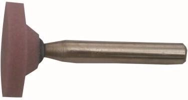 Brusné tělísko se stopkou 25 × 4 mm, zrno 80