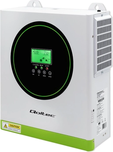 Hybridní solární měnič off‑grid 1500 W, 12 V s MPPT, čistou sinusovkou a volitelnou Wi‑Fi