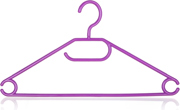 Otočná plastová ramínka BRILANZ, mix barev, 5 ks