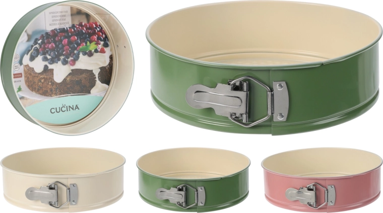 Ocelová dortová forma s nepřilnavým povrchem 24 cm