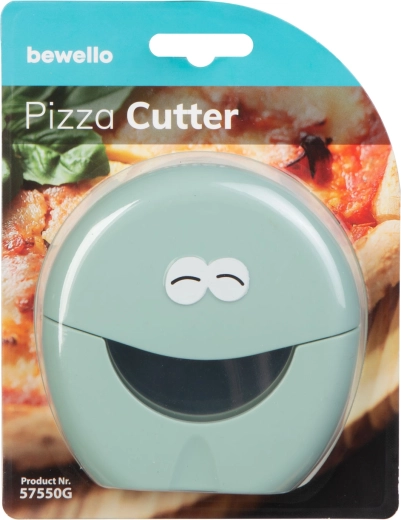 Kráječ na pizzu z nerezové oceli s plastovým krytem