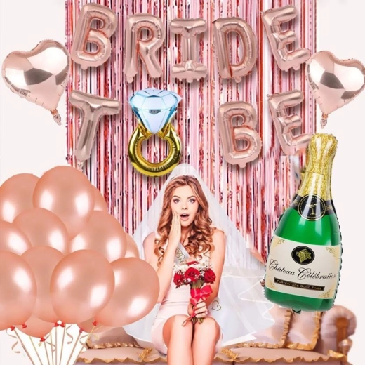 Sada balónků na rozlučku se svobodou Bride to Be - 22 ks