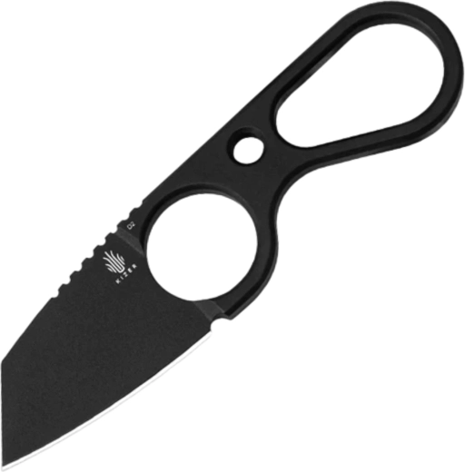 Kizer Bowtie nůž na krk z oceli D2 černý