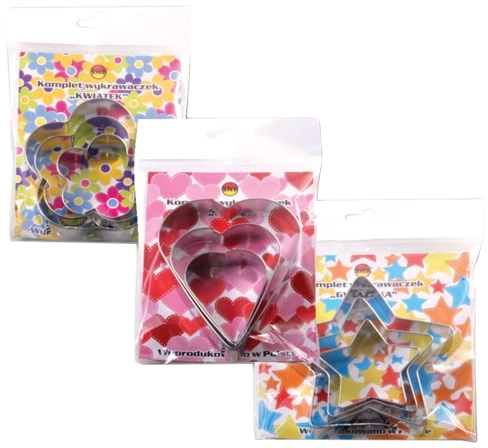 Sada vykrajovátek na sušenky s jarními motivy Mondex, ocel