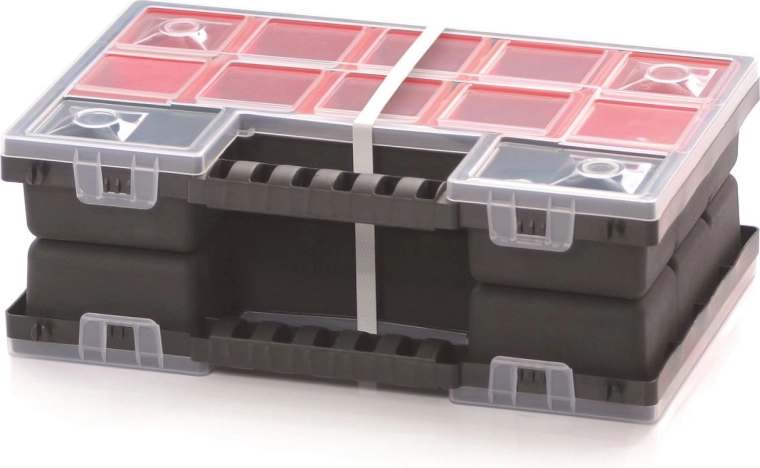 Plastový organizér NORB DUO s vyjímatelnými přihrádkami