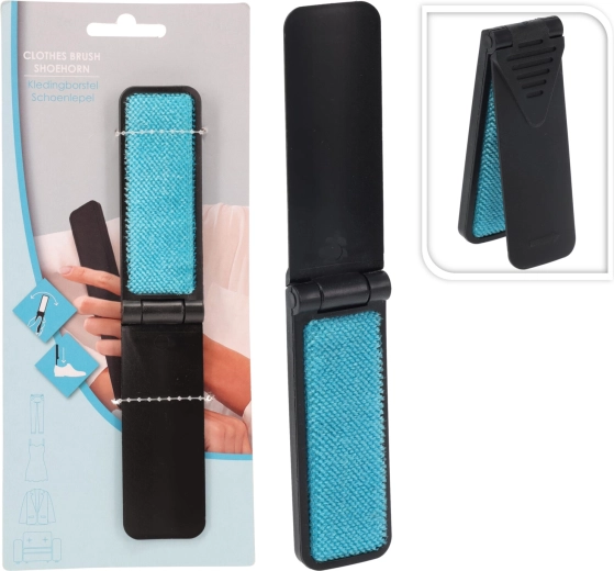 Skládací kartáč na oděvy 19 cm