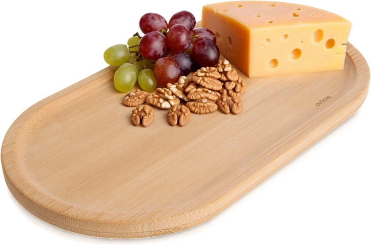 Bambusový oválný talíř na servírování 19 × 10,5 cm