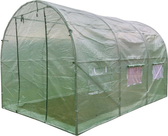 Zahradní fóliovník 3 × 2 × 2 m Premium, zelený