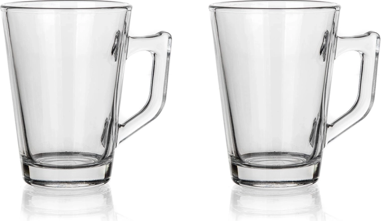 skleněné kónické hrnky 260 ml value – sada 2 ks