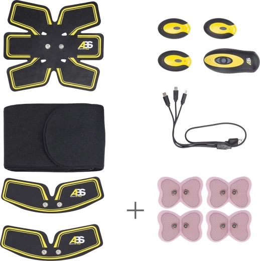 Elektrický posilovač břišních svalů ABS MASTER Pro (EMS stimulátor)