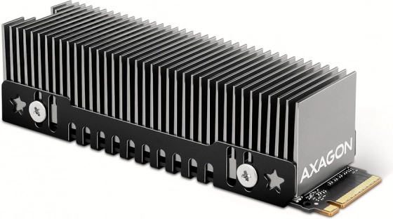 Pásivní hliníkový chladič pro M.2 SSD 2280, výška 24 mm