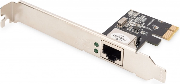 Drátová PCIe gigabitová síťová karta 10/100/1000 Mb/s s nízkým profilem