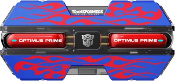 Bezdrátová sluchátka TWS Transformers v modré barvě