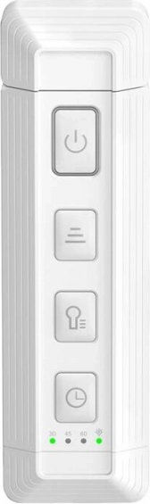 Rozšiřitelná lampička na knihy Glocusent USB bílá