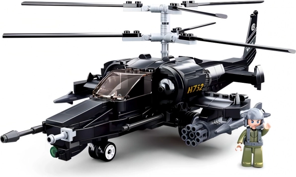 Stavebnice vrtulníku Sluban Ka-50 Černý žralok