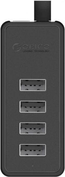 Orico USB Hub Adaptér 4x USB 2.0 (černý)