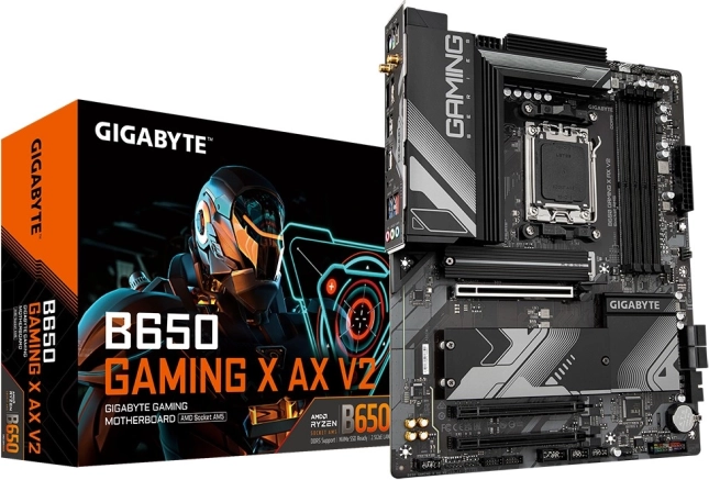 Základní deska GIGABYTE pro AM5 s DDR5, PCIe 5.0 a Wi‑Fi 6E (ATX)