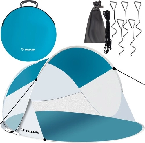 Samorozkládací plážový stan POP-UP TRIZAND 190 × 120 × 90 cm s moskytiérou