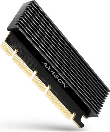 Axagon PCEM2-XS interní PCIe x16 adaptér pro M.2 NVMe se chladičem