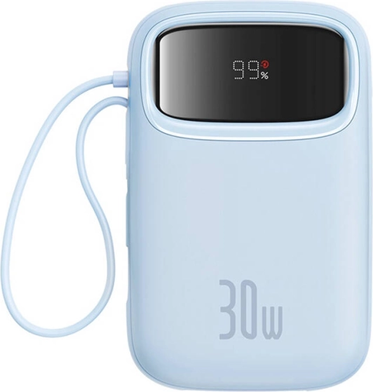Powerbanka Baseus Qpow 2 10000 mAh 30 W s 2x USB‑C, modrá
