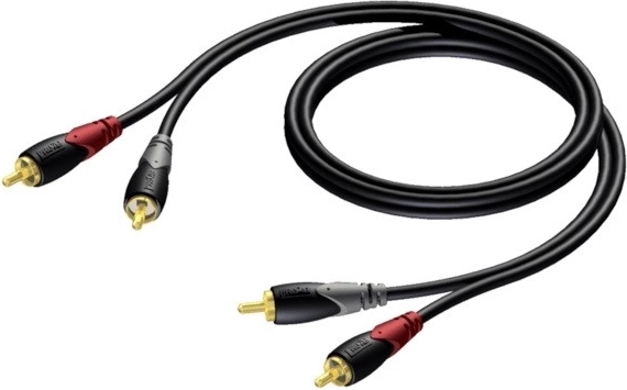 Audio kabel 2× RCA (cinch) muž–muž 1,5 m