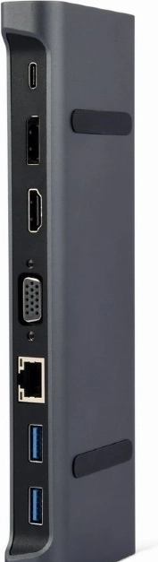 Adaptér USB-C 9v1 s HDMI, USB-C PD, VGA, DP, USB a LAN