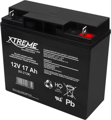 Gelová baterie 12 V 17 Ah XTREME