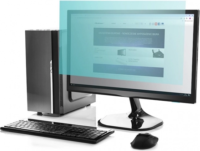 Filtr modrého světla 27" 16:9 s matným anti‑glare povrchem