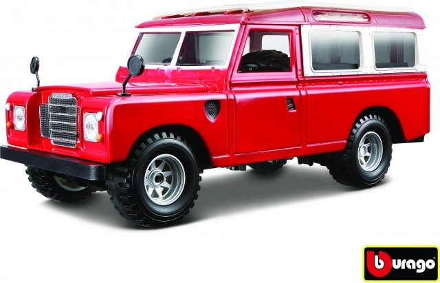 Land Rover Červená Bburago 1:24