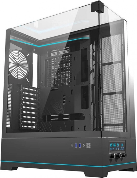 Počítačová skříň Darkflash DY450L ATX Mid Tower bez ventilátorů – černá