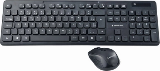 Bezdrátová sada klávesnice a myši, černá (US layout)