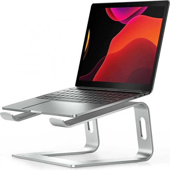 Stříbrný stojan na notebook AluBench