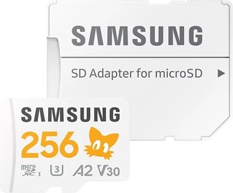 Samsung microSDXC PRO Plus 256 GB U3 A2 V30 s adaptérem